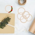 thumbnail image 5 of 20 Pcs Anneaux Ronds Vierges Cercle Bricolage Cercle en Bois Bricolage Peinture Anneaux Ronds en Bois, 5 of 5