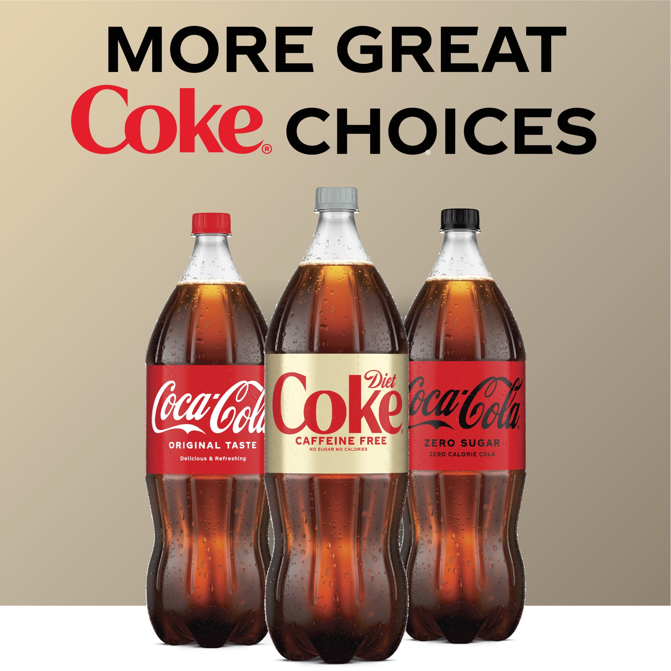 Diet Coke Caffeine-Free Soda Pop Bottle, 2 Liters