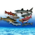 thumbnail image 1 of Lovely Solid Fish Figure Ornament Home Decoration Kids Educational Model Toy, 1 of 4