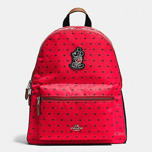 coach backpack mickey mouse