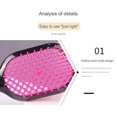 thumbnail image 2 of Nuevos peines con cojín de aire de dientes anchos para mujer, peine para masaje del cuero cabelludo, cepillo para el cabello ahuecado, herramienta de peluquería para salón de casa, peines con cojín d, 2 of 5