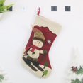 thumbnail image 1 of MAIMAI Decoraciones navideñas festivas Papá Noel Muñeco de nieve Medias de reno Bolsas de regalo para adornos de árboles, 1 of 4