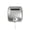 Silver hand dryers, variant on Automatic Hand Dryers With HEPA High Speed Wind, 304ss Electric Hand Dryer For Bathroom Commercial ,Power as an Elephant