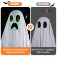 thumbnail image 4 of Kid Halloween Costume Boy Girl Ghost Smile Cape Cloak Hoodie with Bag Cosplay Outfits 3-14 Years, 4 of 6
