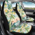 thumbnail image 4 of FOR U DESIGNS Toucan Palm Tree Pattern 2 Pcs Automotive Seat Cover Scratch-Resistant Auto Seat Protectors Lightweight Car Accessories Car Front Seats Fit for Sedan Truck SUV, 4 of 7