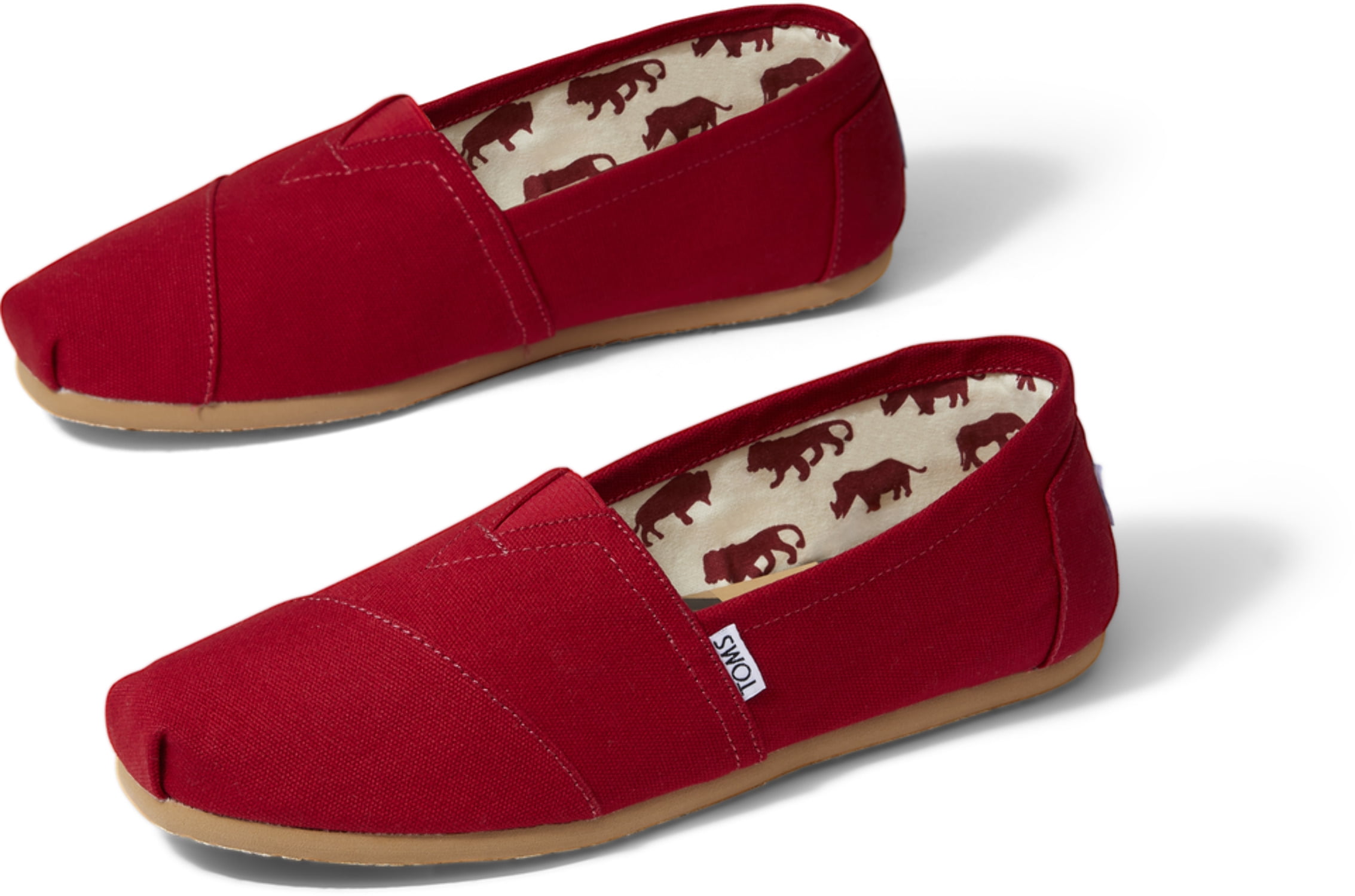 Toms Men Classic Red Alpargatas Size 9.5 Men main image 4