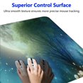 thumbnail image 3 of Forest and Moon Gaming Mouse Pad XXL Large Desk Mat Extended Mousepad Big  Keyboard Pads with Non-Slip Rubber Base and Stitched Edge for Computer Game Players Office Home Study, 3 of 6