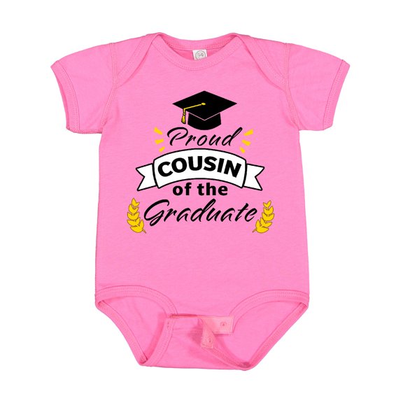 Inktastic Proud Cousin of the Graduate-family Graduation Boys or Girls Baby Bodysuit