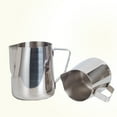 thumbnail image 4 of Uscallm under $5 1Pcs Stainless Steel Frothing Jug, Stainless Steel Milk Frothing Pitcher, Coffee Latte Art Jug, Barista Milk Steaming Pitcher, Professional Coffee Frother Jug, 4 of 9