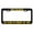 Black/Yellow, variant on Sorry for Driving So Close in Front of You Style Metal License Plate Frame Personalized/Car Accessories Car Tag Holder Cover (Black/Yellow)