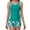 #4, variant on Tankini Swimsuit for Women Floral Modest Two Piece Bathing Suit Scoop Neck Tummy Control Swim Tank Top with Boy Shorts and Padded