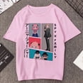 thumbnail image 3 of Camiseta estampada de Manga Anya Forger para mujer, remera de Anime Rosa divertida de la familia Spy X, playera informal Harajuku de Manga corta para mujer, 3 of 5