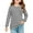 Gray_021_#n01, variant on Homozy Polka Dot Print Girls Graphic T-Shirts Crew Neck Long Sleeve with Pockets Fall Spring Pullover Casual Tee Tops with Pockets Pink 11-12 Y