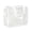 White, variant on Transparent Toy Storage Bag | Travel Storage Bag with Handle and Zipper for Outdoor Indoor Building Blocks Games