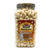 Rani Jumbo Phool Makhana (Fox Nut/Popped Lotus Seed) Plain Raw Uncooked 9.4oz (270g) PET Jar ~ All Natural | Vegan | No Colors | Gluten Friendly | NON-GMO | Indian Origin