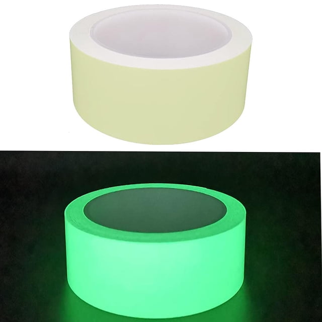 Brillo en La Cinta Oscura Alto Brillante Y Pegajoso Advertencia Pegajosa Pegatina Cinta Fluorescente Cinta Luminosa para Paredes Del Piso de Escenario 500cmx5cm