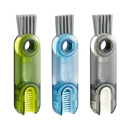 

3Pcs Multipurpose Bottle Cleaning Brush Set Kitchen Glass Cup Washer for Glass Water Bottles