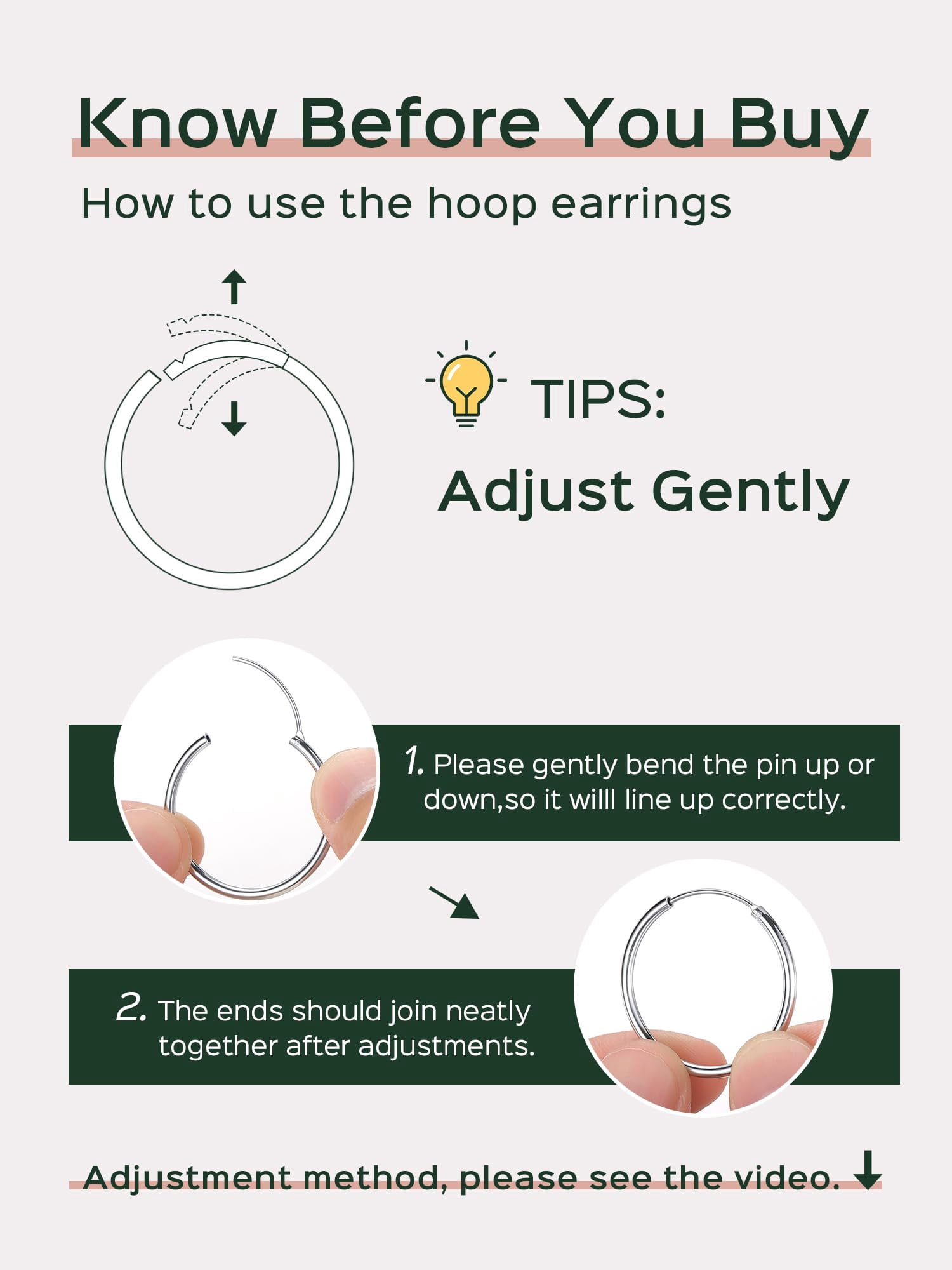 ChicSilver Sterling Silver Hoop Earrings for Women Hypoallergenic 30MM Small Silver Hoop Earrings Endless Hoop Earring