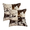thumbnail image 1 of TORINO QUATTRO COWHIDE PILLOW 18"X18" 2-PACK, 1 of 2