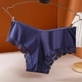 thumbnail image 2 of B91xZ Culottes pour Femmes Grande Taille en Microfibre, Bleu L, 2 of 3