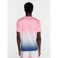 thumbnail image 3 of Athletic Works Men's and Big Men's Active Ombre Perforated Mesh Performance Tee Shirt, Sizes XS-5XL, 3 of 5