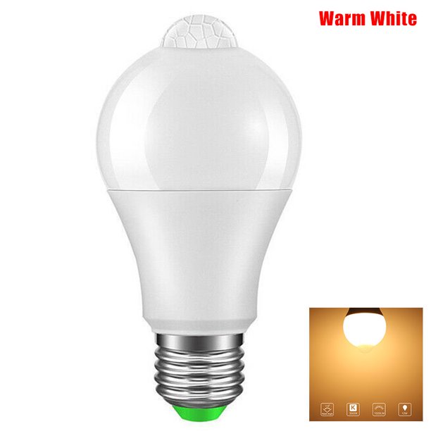 Led Bulb Light Sensor Smart Pir Motion Detector Security For Porch