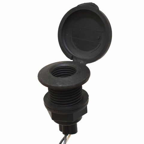 Perko Boat Plug-In Light Base 1049SPL003 | 3-Pin Black