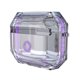 thumbnail image 1 of EeaseMX Protector de auriculares inalámbricos de TPU transparente, funda protectora completa, compatible con AirPods Pro 3 (morado), 1 of 7
