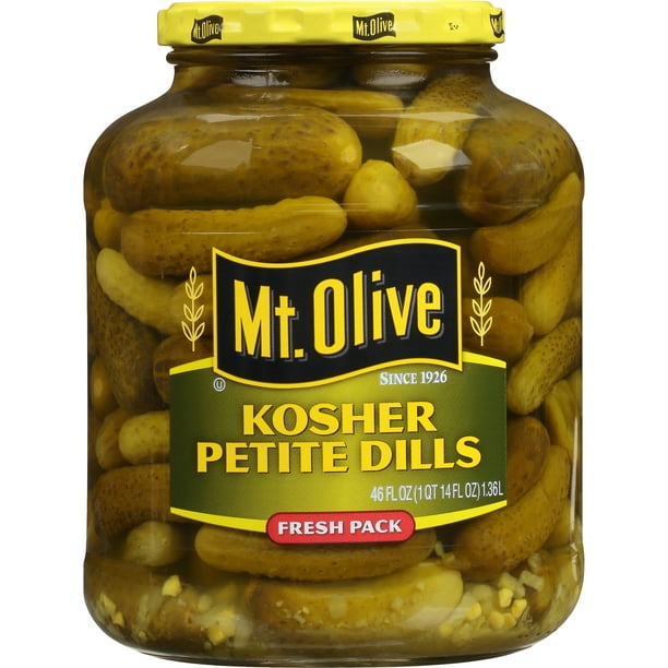 Mt. Olive Kosher Petite Dills Fresh Pack Pickles 46 fl. oz. Jar