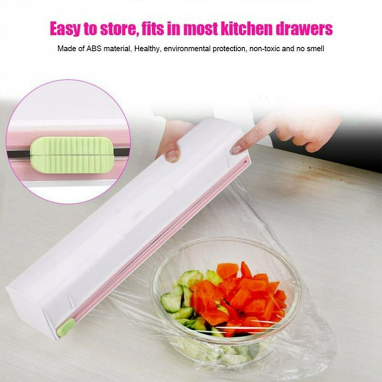1 Roll Kitchen Clear PE Foil Cling Film Food Storage Plastic Wrap