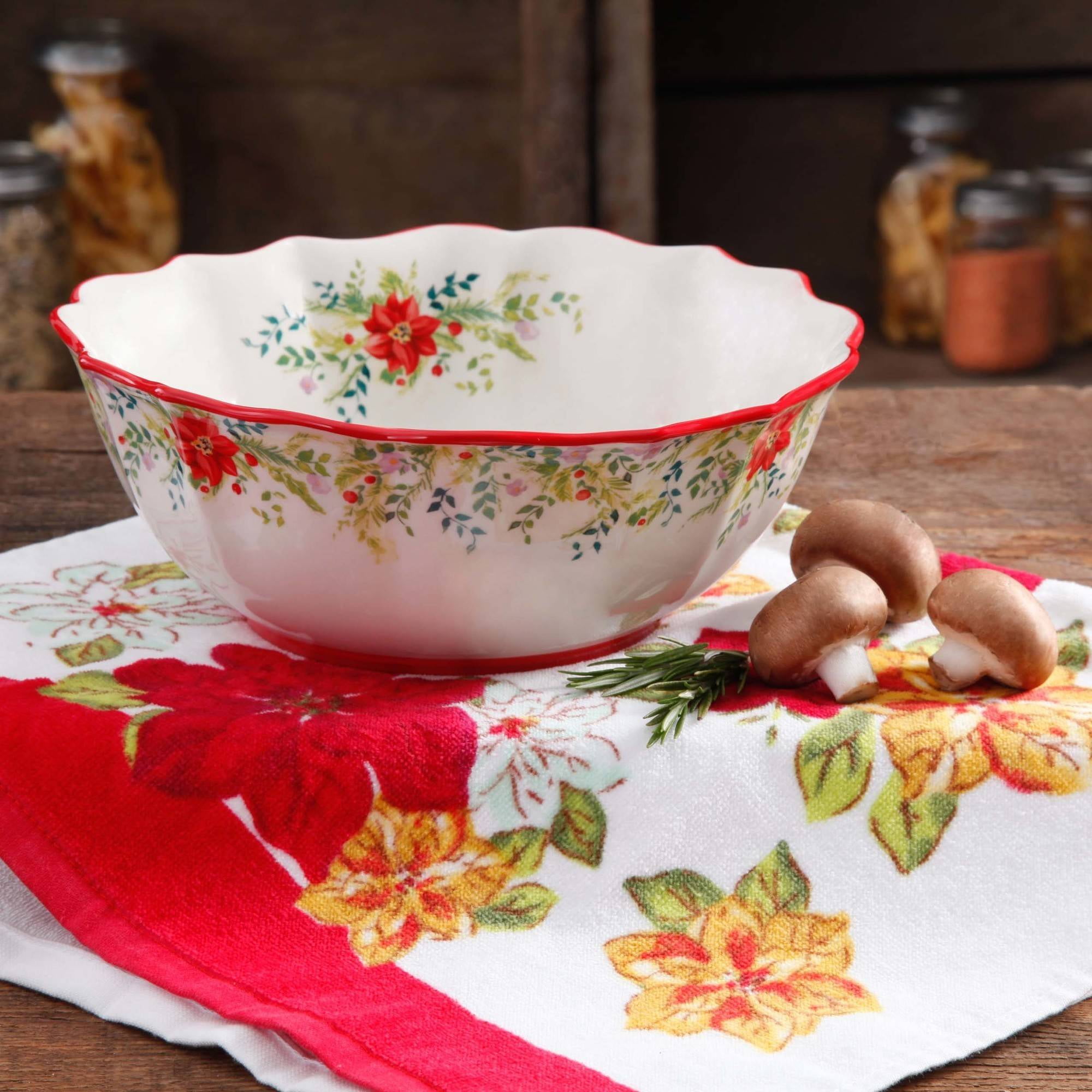 holiday serving bowls