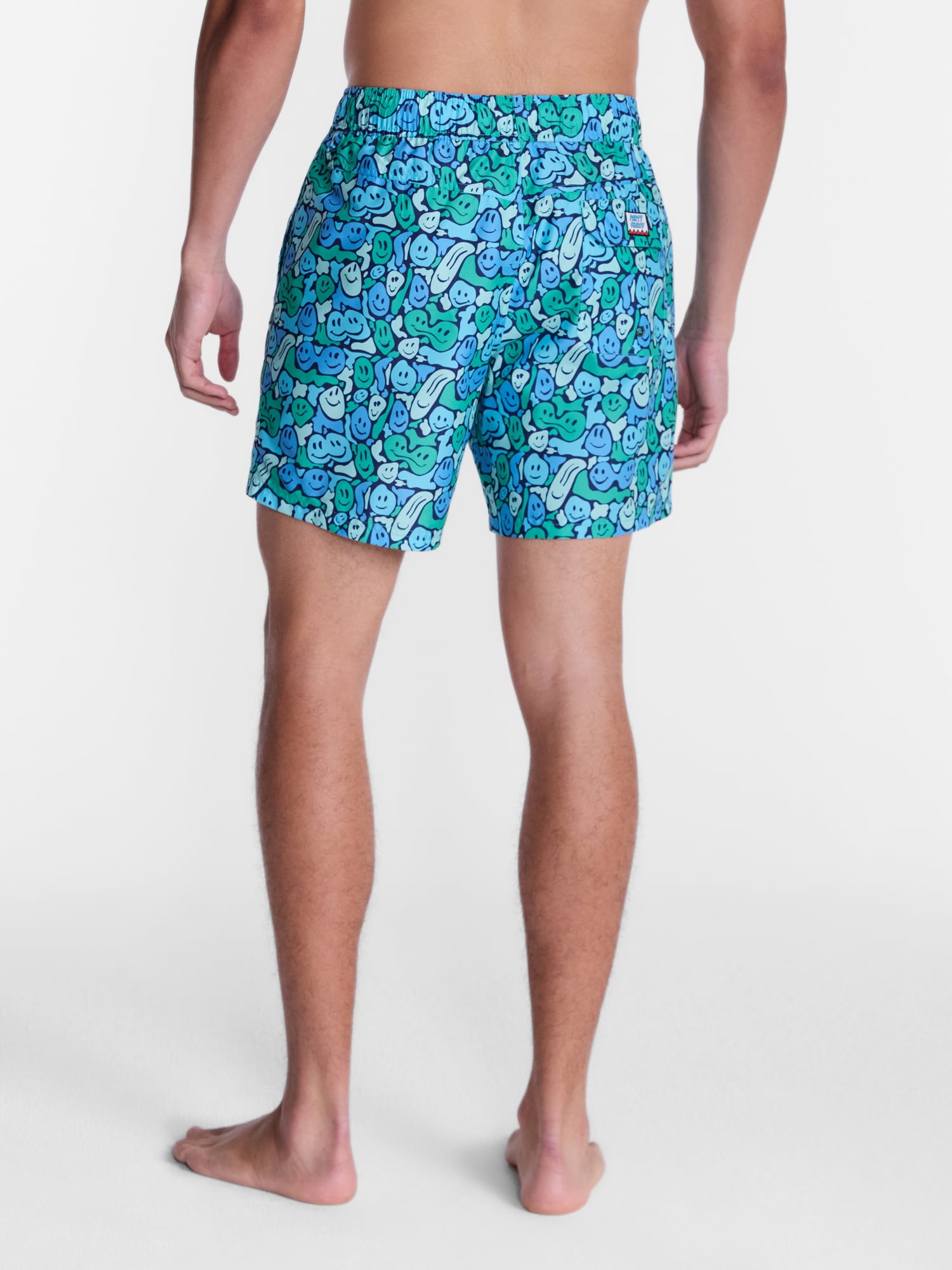 Party Sharks Men's Swim Trunks, 6.5" Inseam, Sizes S-XL