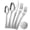 Silver, variant on Hammered Silver Gold Silverware Set,20 Piece Modern Flatware Set Service for 4,Mirror Polished Stainless Steel Cutlery Set Utensil Set Tableware,Kitchen Knives Forks Spoons Set,Dishwasher Safe