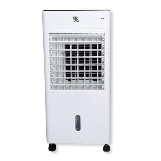 Enfriador de Aire, Aire acondicionado con 3 velocidades y control remoto, Ventilador con una potencia de 65w