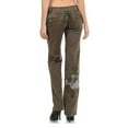 thumbnail image 2 of Womens Hipster Cargo Multi Pocket Combat Trousers Leisure Army Casual Pants with Designs, 2 of 3