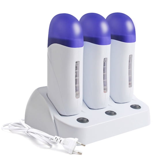 Sinyiin Electric Rolling Epilator Depilatory Heater Waxing Paper Hair Removal Tool