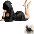 thumbnail image 1 of Mysterious Statue Gothic Spooky Sculpture Tabletop Figurine Statue, 1 of 2