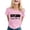 Pink, variant on NinXxx Women's Humor Mom Favorite Day Family Matching Tee Beige XXL