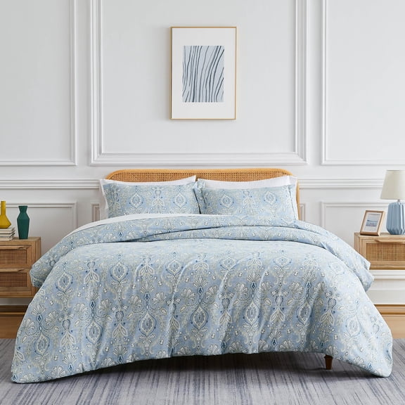Paisley Grace Printed Duvet Cover Set by SouthShore Fine Linens