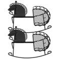 thumbnail image 1 of OULII 2Pcs Miniature Rocking Chair Metal Horse Figure Toy Set For Indoor Decor, 1 of 7