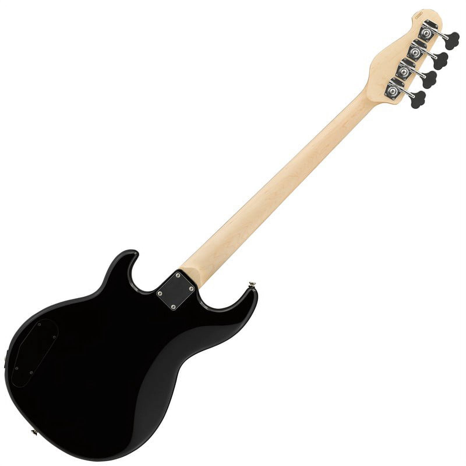 Yamaha BB234 Electric Bass Guitar, Black with White Pickguard
