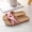 Pink, variant on Breathable Linen Woven Slide Sandals Non-slip Durable Cross-Band Slippers Lightweight Comfortable Indoor Outdoor Beach Footwear Red 37