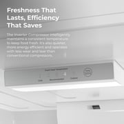 Kenmore 20.2 cu. ft. Top Freezer Refrigerator, Adjustable Glass Shelves, White