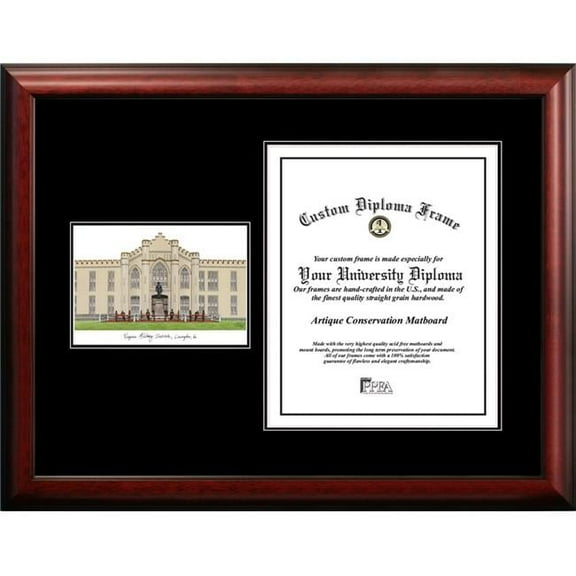 Campus Images VA984D-157520 20 x 15.75 in. Virginia Military Institute Diplomate Diploma Satin Mahogany Frame