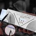 thumbnail image 2 of Arc Marking Ruler Right Angle Construction Arc Parallel Drawing Tool 90° F A9I1, 2 of 6