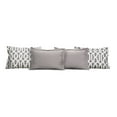 thumbnail image 6 of Lush Decor Edward Trellis Geometric Polyester Daybed, 39"x75", Gray, 6-Pc Set, 6 of 6