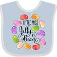thumbnail image 3 of Inktastic Little Miss Jelly Bean Boys or Girls Baby Bib, 3 of 4