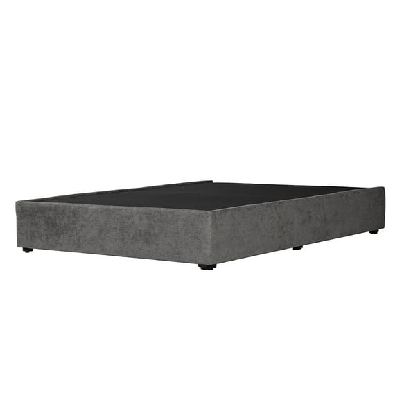 Box Base Cama Queen Size Gris Oscuro Dicasa Nizzo