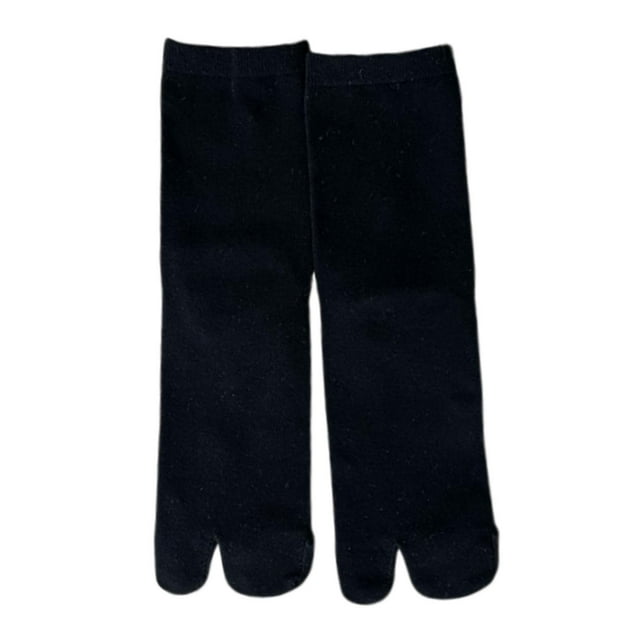 Calcetines con chancletas Calcetines con punta Calcetines de mujer Suministros Calcetines de tubo medio transpirables Calcetines suaves y elegantes Negro Salvador Calcetines con chanclas
