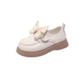 thumbnail image 2 of JDQJBZ Flats Shoes Big Kid Solid Color Flower Hook Loop Slip On Loafers Soft Sole, 2 of 5